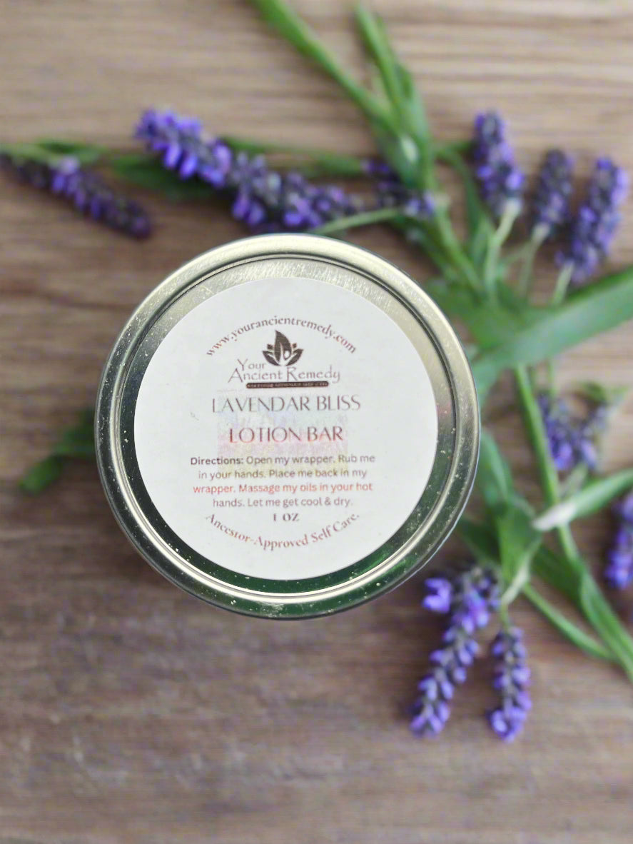 Lavendar Bliss Lotion Bar (Non Greasy)