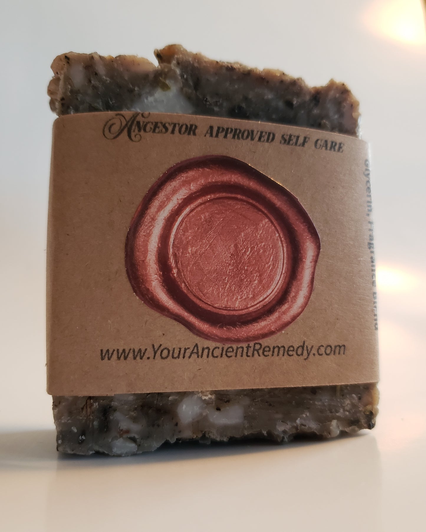 Unscented African Black Goats Milk Handmade Soap