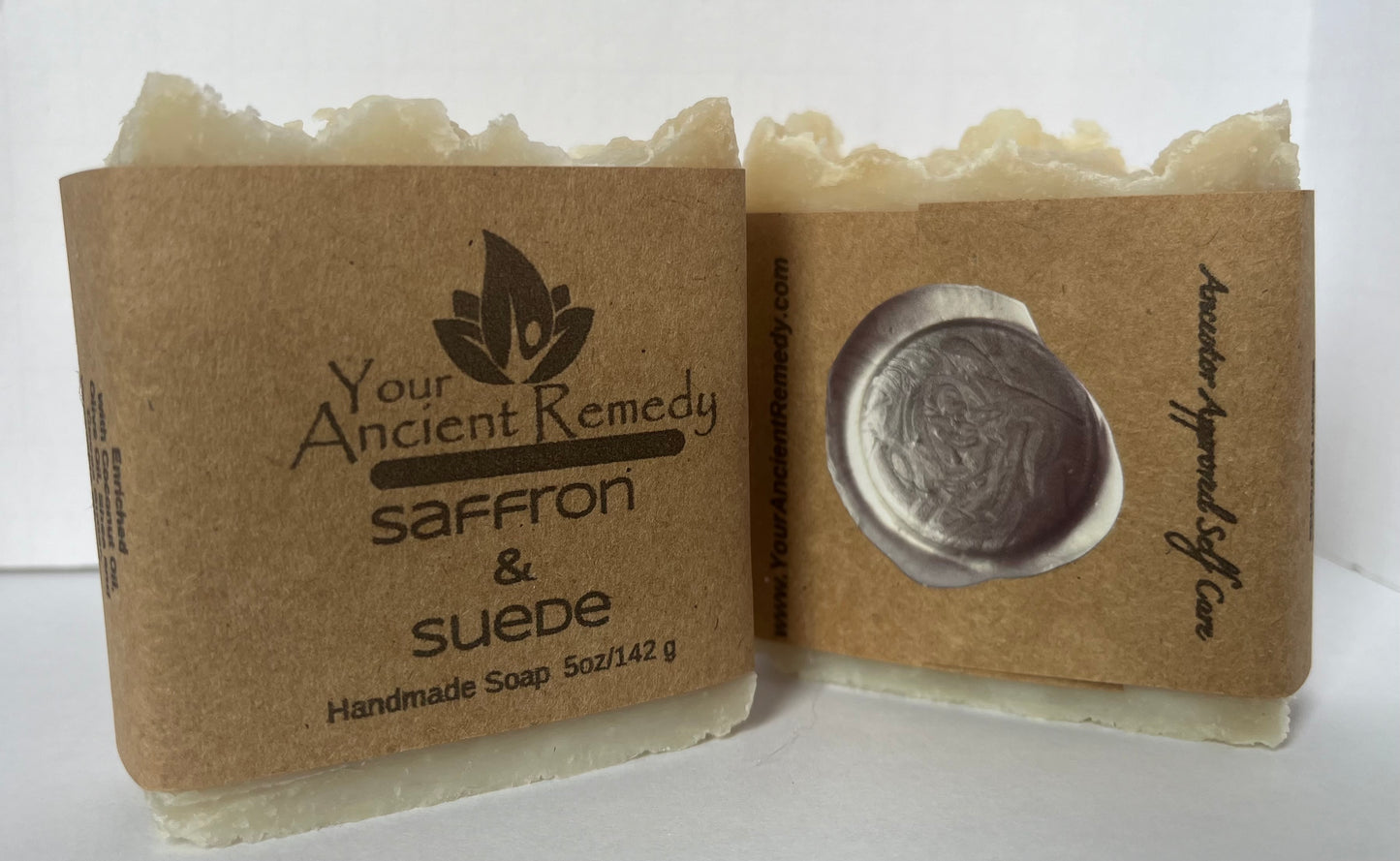 NEW! Saffron and Suede Handmade Soap PREORDERS