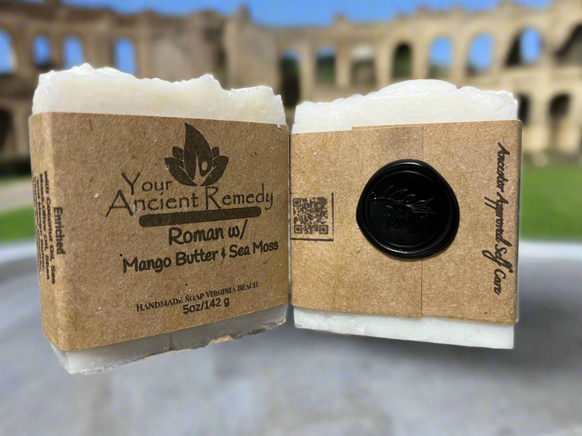 NEW! Roman w/ Mango Butter & Seamoss Handmade Soap