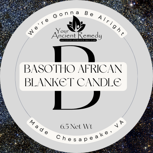 Basotho African Blanket Candle